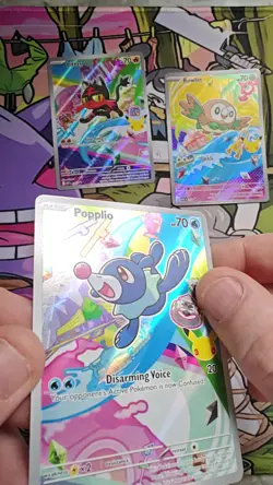 Pokemon 🍀TCG First Partner🍀Illustration Collection Series 1 Gen 7 Starters Set - Image 2