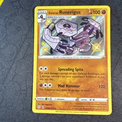 Galarian Runerigus SV066/SV122 Shining Fates: Shiny Vault Holo Pokemon - Image 1