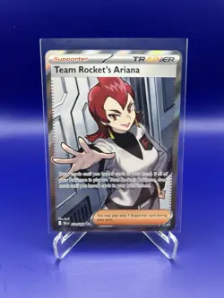 Pokemon TCG Team Rocket's Ariana Trainer 224/182 Destined Rivals Ultra Rare NM - Image 1
