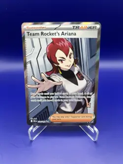 Pokemon TCG Team Rocket's Ariana Trainer 224/182 Destined Rivals Ultra Rare NM - Image 2