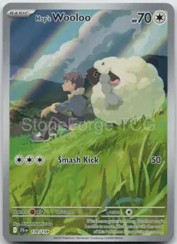 Hop's Wooloo 170/159 Illustration Rare Journey Together Pokemon NM/M - Image 1