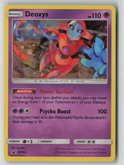 Deoxys - SM164 Holo Promo Sun & Moon Promo Pokemon NM - Image 1