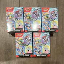 Pokemon Scarlet & Violet Journey Together Booster Bundle Box Lot - 5 Boxes - Image 1