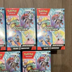 Pokemon Scarlet & Violet Journey Together Booster Bundle Box Lot - 5 Boxes - Image 2