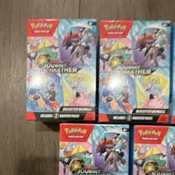 Pokemon Scarlet & Violet Journey Together Booster Bundle Box Lot - 5 Boxes - Image 3