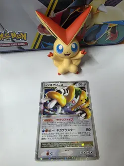 Regigigas Lv. X 011/012 LP Japanese Pokemon Cards Holo Vintage Diamond Pearl - Image 1