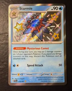 The Pokemon Company Starmie 119/091 SV: Paldean Fates Shiny Rare Holo ENG - Image 1