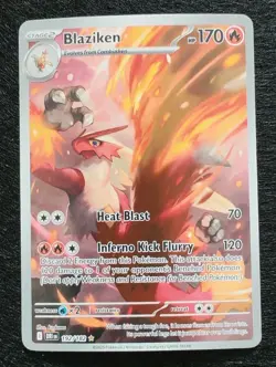 Blaziken 192/182 Illustration Rare SV10: Destined Rivals Pokemon TCG NM - Image 1