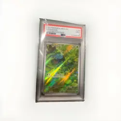 2023 POKEMON MEW EN-151 ILLUSTRATION RARE #166 BULBASAUR PSA 9 - Image 1