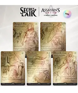 Secret Lair x Assassin’s Creed: Da Vinci’s Designs SLD MTG Sealed Rainbow FOIL - Image 1