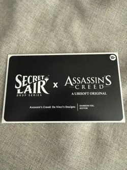Secret Lair x Assassin’s Creed: Da Vinci’s Designs SLD MTG Sealed Rainbow FOIL - Image 2