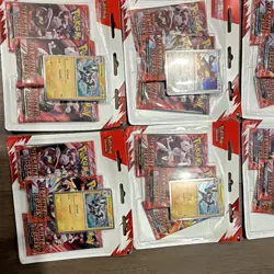 LOT OF 9!!! Pokemon Destined Rivals Booster Pack Lot Mewtwo Ho-Oh Sealed English - Image 5