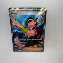 Judge 222/182 Ultra Rare Destined Rivals Pokemon Holo Near Mint - Image 1