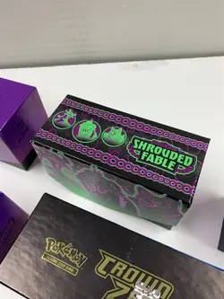 Bulk Lot 10 Empty Pokemon ETB Boxes Crown Zenith Shining Fates Fusion Strike - Image 5