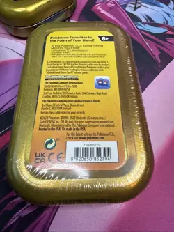 Pokemon - Paldea Friends Mini Tin - FUECOCO & SMOLIV SEALED - Image 2