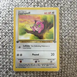 Jigglypuff Pokemon 1st Edition Jungle 54/64 1999 WOTC - Image 1