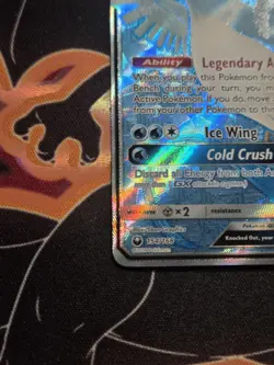 Pokemon Articuno GX 154/168 SM-Celestial Storm Full Art Ultra Rare - Image 3