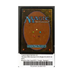 WotC MtG FBB German Tropical Island (German) (U) EX - Image 2