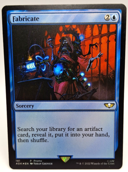 MTG Fabricate Release Event Promo Holo Sorcery 40K 181 - 199 - Image 1