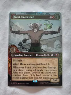 Magic: The Gathering - Mtg - Bumi, Unleashed - TLA FOIL Showcase Borderless - Image 3