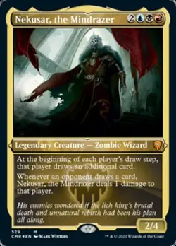 Nekusar, the Mindrazer (Foil Etched) -Foil Near Mint MTG Commander Legends - Image 1