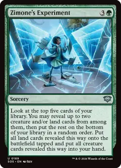 NM Zimone's Experiment, MTG, Secrets of Strixhaven, Magic the Gathering, 169 - Image 1