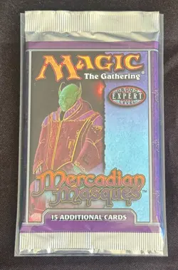 Magic The Gathering MERCADIAN MASQUES New Sealed Booster Pack MTG Cards - Image 1