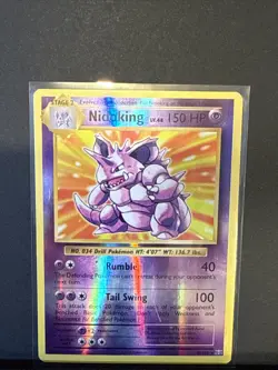Nidoking Evolutions Pokemon 45/108 EVO Reverse Holo Lightly Played Card - Image 1