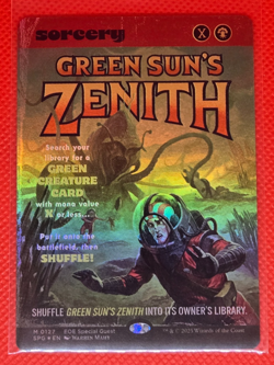 Magic The Gathering Green Sun's Zenith Showcase. Special Guest! #127. Mythic! - Image 1