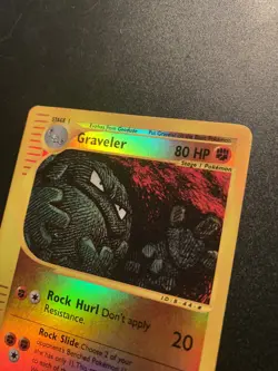 Graveler REVERSE HOLO Expedition No. 79/165 Uncommon Pokemon Card - Light Play - Image 2