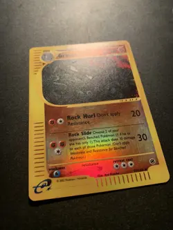 Graveler REVERSE HOLO Expedition No. 79/165 Uncommon Pokemon Card - Light Play - Image 3
