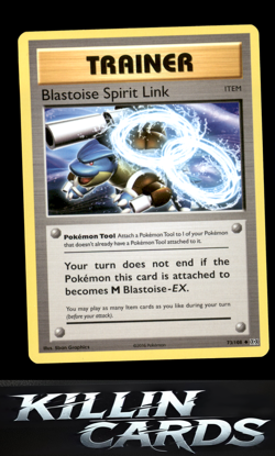 Blastoise Spirit Link 73/108 Pokemon Uncommon XY - Evolutions Card NM - Image 1