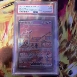 Mew Ex 151 Ultra-Premium Coll Pokemon Svp En-Sv Black Star Promo 053 NM PSA 9 - Image 1