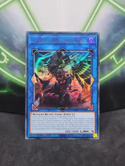 Yugioh Tri-Brigade Shuraig the Ominous Omen MP21-EN198 1st Edition Ultra Rare NM - Image 1
