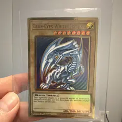 Konami Yu-Gi-Oh Blue-Eyes White Dragon MAGO-EN001 Maximum Gold PSA 10 - Image 1