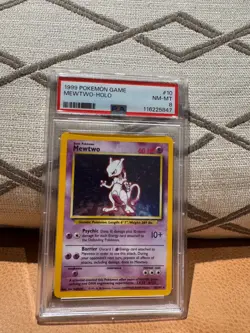 Mewtwo Holo Rare 10/102 1999 Base Set Pokemon English PSA 8 NM - Modern Cert - Image 1