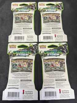 Sun & Moon Celestrial Storm Blister Pack Set - 4x Booster Sealed - Pokemon Cards - Image 2