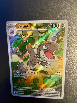 2026 Pokemon MEP EN Black Star Promo - Tyrunt #70 Full Art Holo - Image 3