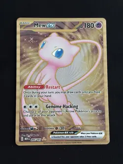 Mew ex - (151 Metal Card) 205/165 Scarlet & Violet 151 Promo Pokemon TCG - NM - Image 1