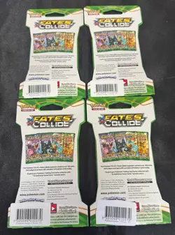 XY Fates Collide Blister Pack Set - 4x Booster Sealed - Pokemon Cards - Image 2