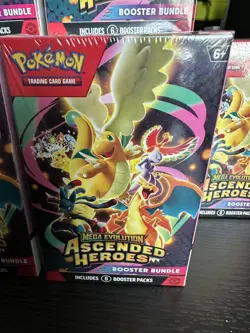 Pokemon TCG: Mega Evolution Ascended Heroes Booster Bundle Box (6 Packs) Sealed - Image 1