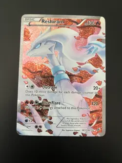 Pokemon Reshiram (Full Art) RC22 Legendary Treasures: Radiant Collection Holo - Image 1