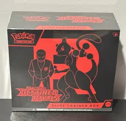 Pokemon TCG Destined Rivals Elite Trainer Box ETB Factory Sealed Minty Fresh 🔥 - Image 1