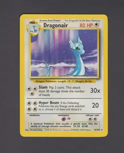 Pokemon Dragonair Rare Base Set 018/102 HP - Image 1