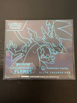 Pokemon TCG Phantasmal Flames Pokemon Center Elite Trainer Box ETB + Case Sealed - Image 1