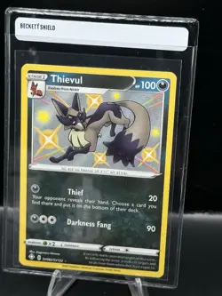 Thievul SV082/SV122 Rare Shiny Shining Fates Shiny Vault Pokemon NM - Image 1