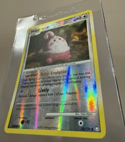 Happiny HP 52/123 - Reverse Holo Mysterious Treasures 🏝 Pokemon 2007 - Image 3