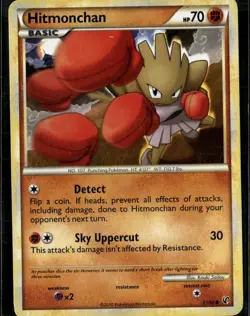 Hitmonchan Common Undaunted 51/90 Fighting Pokemon Card - Image 1