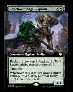 Conclave Sledge-Captain (Extended Art) 123 R Commander: March of the Machine - Image 1