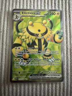 Pokemon TCG Electivire EX Destined Rivals Card 212/182 Mint Condition - Image 1